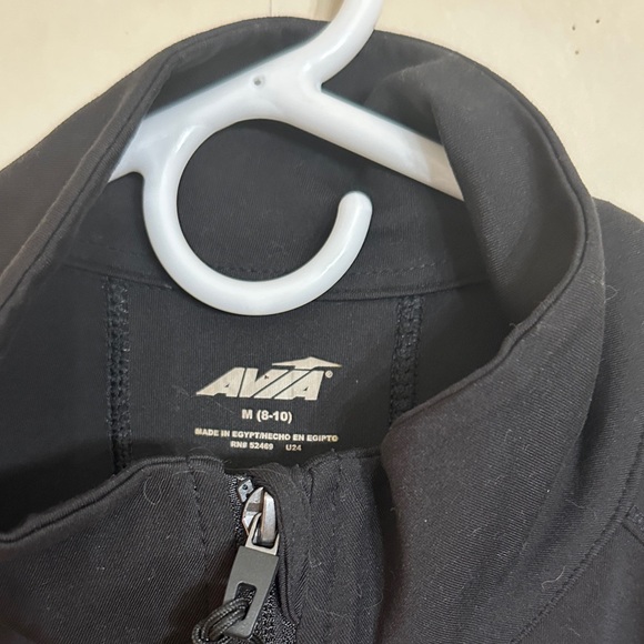 Avia Women's Black Form Fitting Full-Zip Jacket - Picture 2 of 14